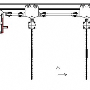 DQD20/0.5型氣動(dòng)單軌吊車(chē)